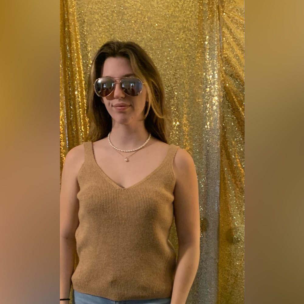 Woman's camel Color sweater
